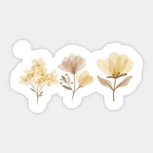 Watercolor Flowers Sticker